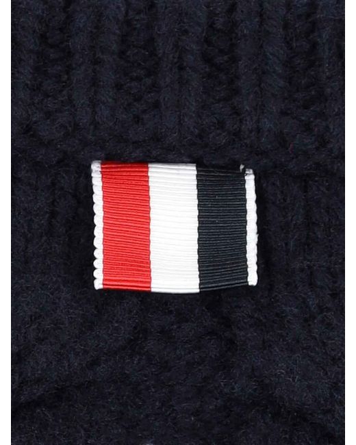 Thom Browne Blue Virgin Wool Sweater for men