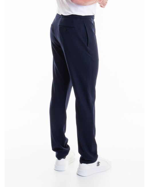 Canali Blue Pants for men