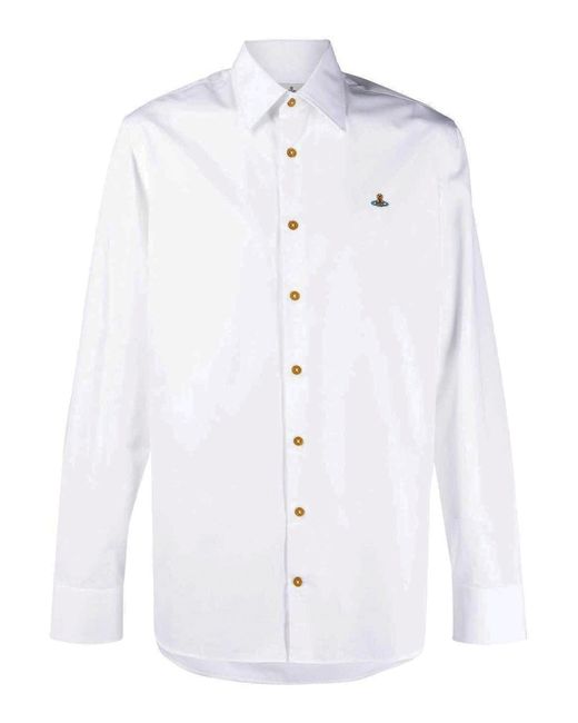 Vivienne Westwood White Organic Cotton Shirt for men