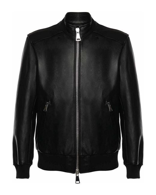 Giuliano Galiano Black Jacket for men