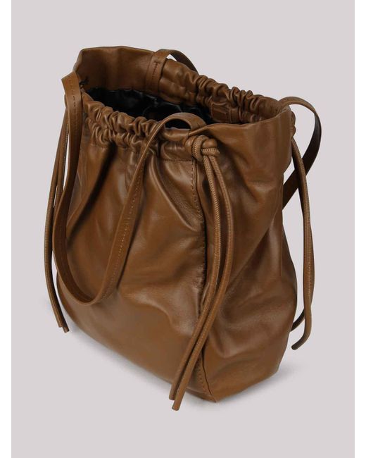 Proenza Schouler Brown Tote Bag With Drawstring