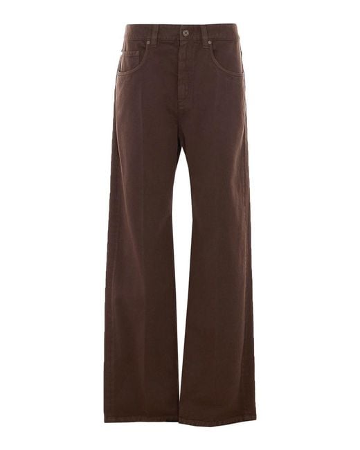 Brunello Cucinelli Brown Denim Pants