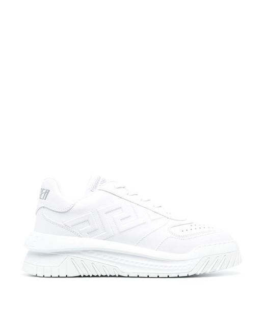 Versace White Odissea Chunky Sneakers for men