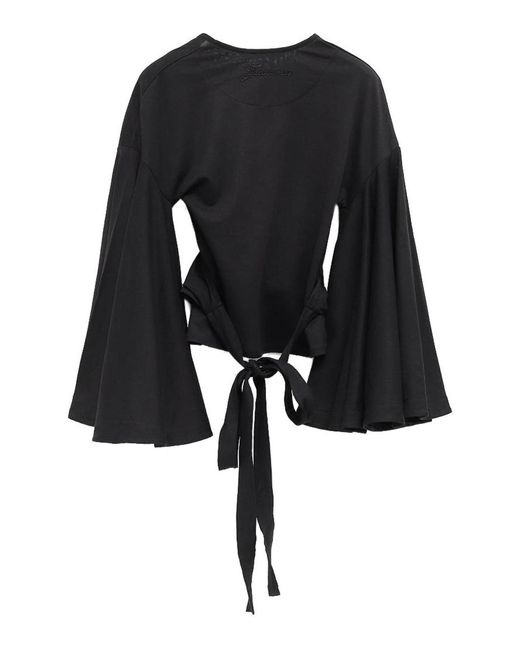 Jacquemus Black Le Cache Coeur Ventadou Wrap Top