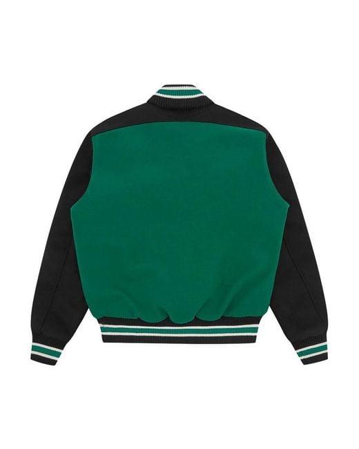 ICECREAM Green College Varsity Jacket for men