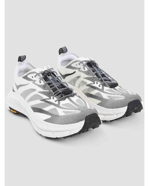 Hoka One One White U Mafate Speed 4 Sneakers for men