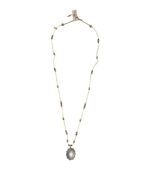 Sharing White Short Pendant Necklace