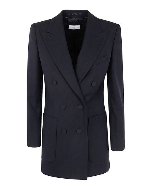 Dries Van Noten Blue 00540 Bymees 9251 Wwjacket
