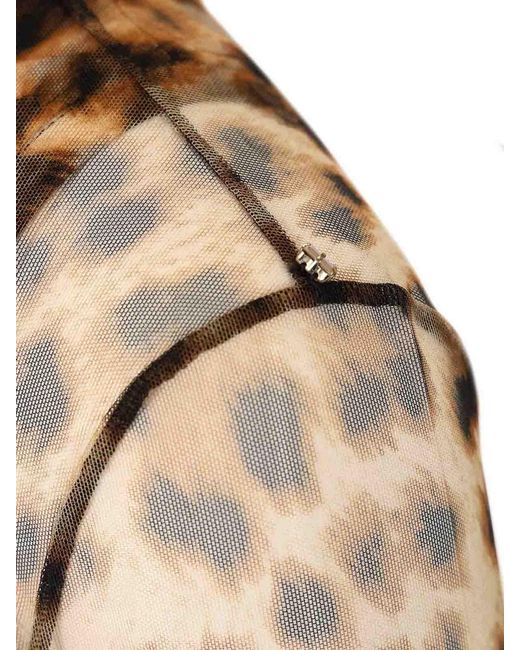 Sportmax Natural Fitted Dress