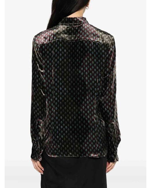 Dries Van Noten Black Chowy