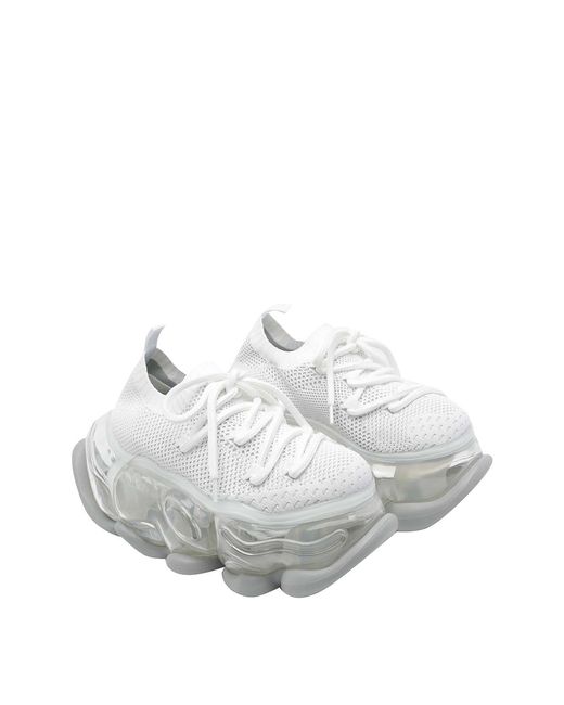 grounds White Skyscraper Sneakers