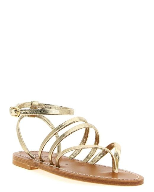 K. Jacques White Hemeree Sandals