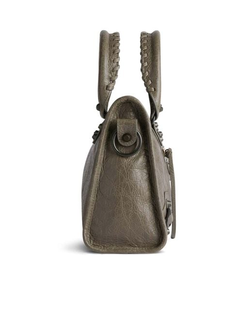 Balenciaga Brown Le City S Arena Storico Top-Handle Bag