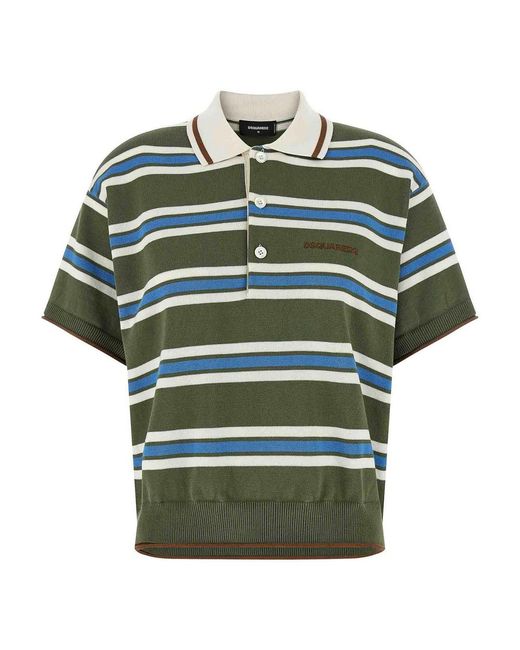 DSquared² Green Polo Shirts