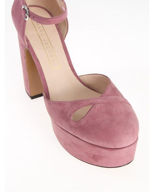 Marc Jacobs Pink Ankle Strap Shoes