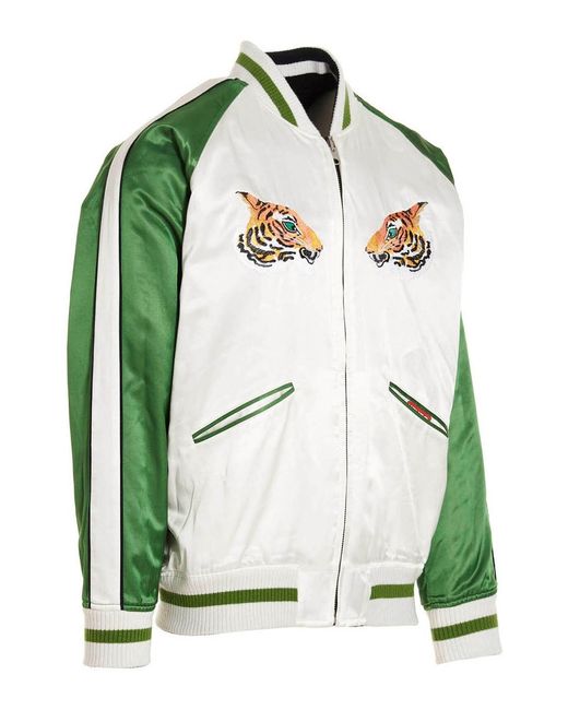 KENZO Black Gracia Reversible Bomber Jacket for men