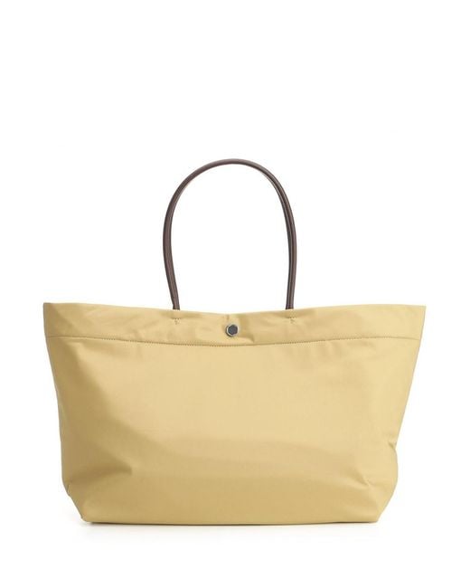 Tory Burch Natural Ella Twist Shopping Bag