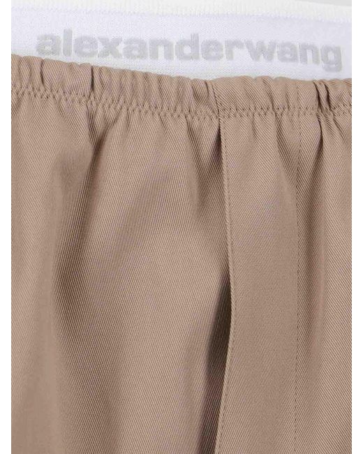 Alexander Wang Natural Cotton Trousers