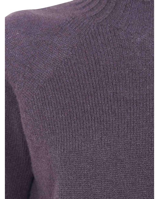 Drumohr Purple Round Neck Sweater