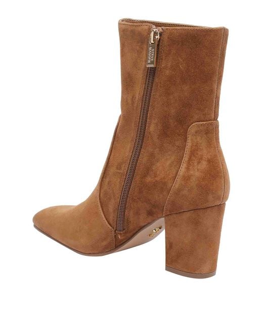 Steve Madden Brown Crossbar Pump Booties