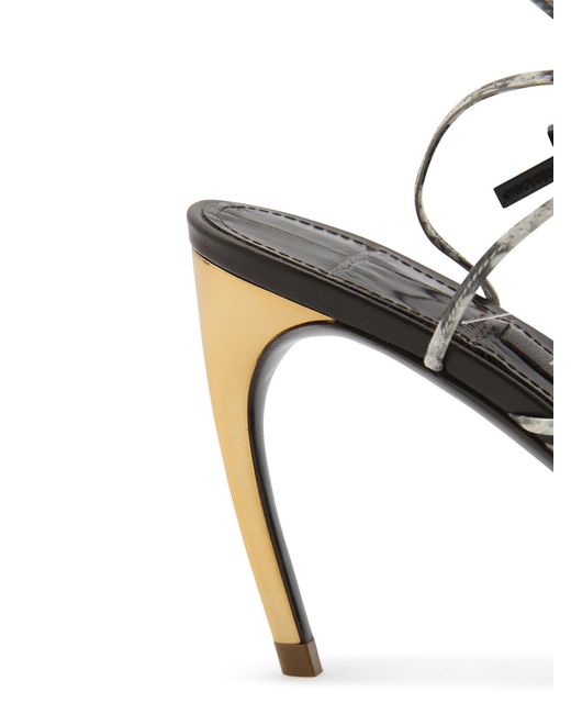 Ferragamo Metallic Sandals