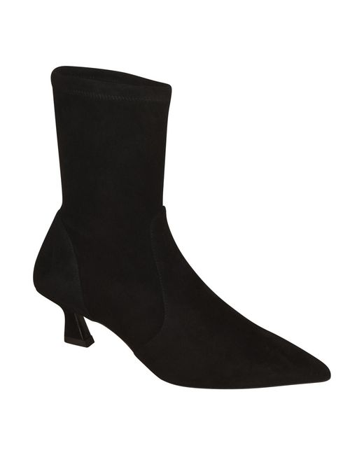 Stuart Weitzman Black Ankle Boots
