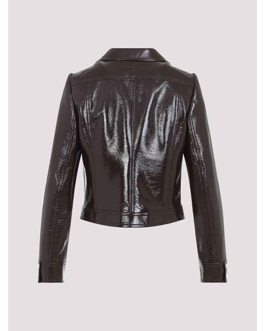 Courreges Black Courrges Vinyl Jacket