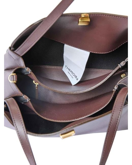 THEMOIRÈ Purple Eudora Leather Bag