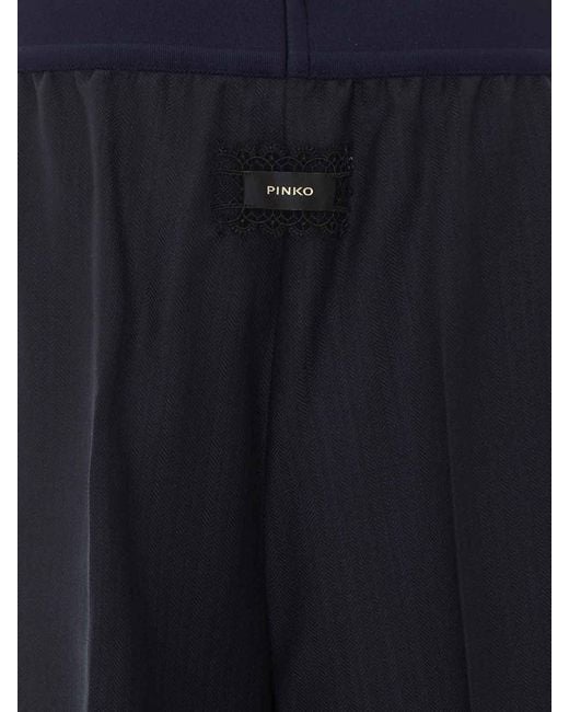 Mulberry Blue Phaius Striped Pants