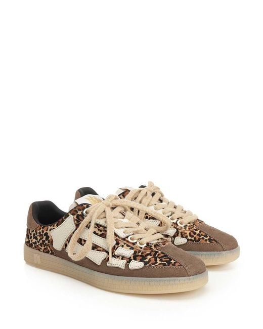 Amiri Brown Leopard Sneaker for men