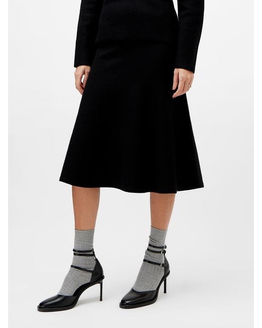 Ann Demeulemeester Black Leather Heels