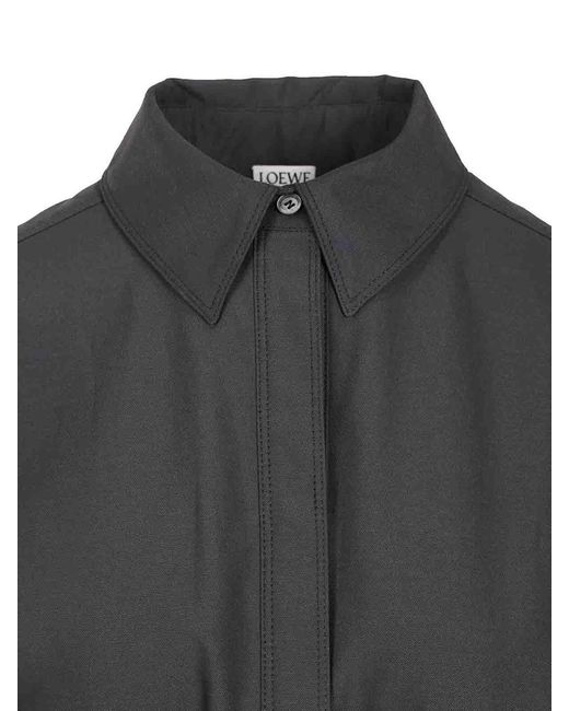 Loewe Black Pleated Dress