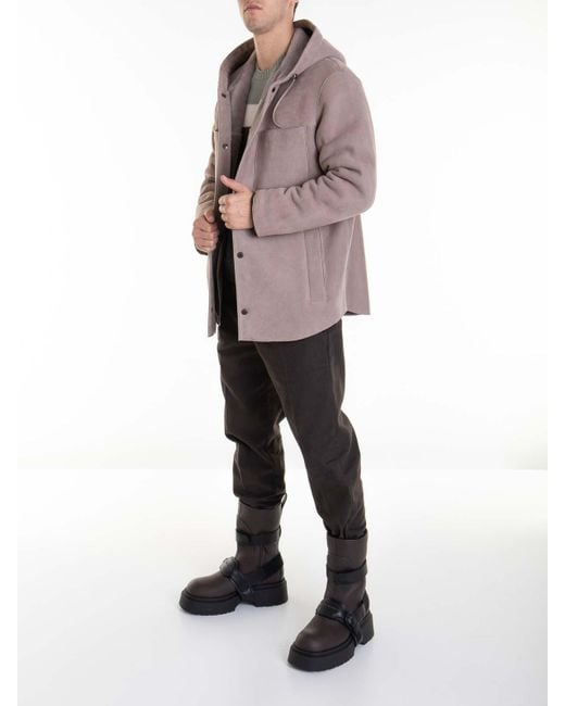 Emporio Armani Purple Down Jackets for men