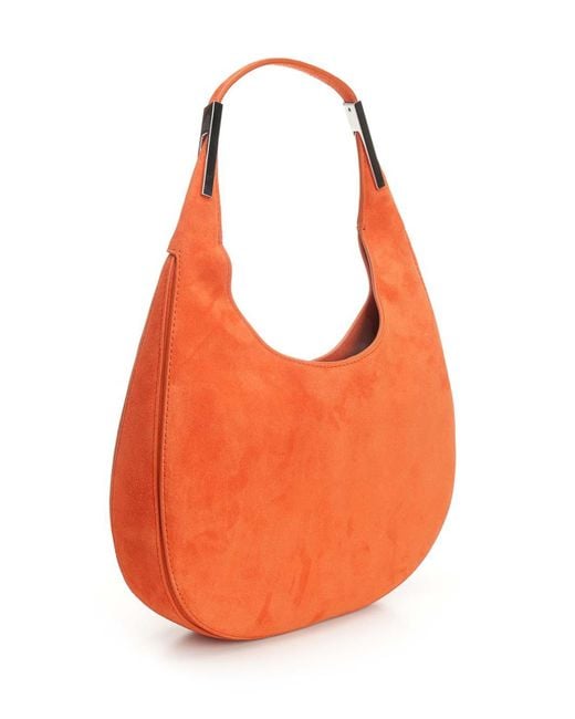 SAVETTE Orange Small Hobo Bag