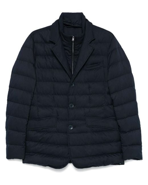 Herno Blue Padded Jacket for men