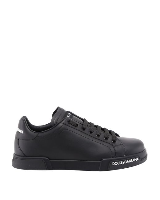 Dolce & Gabbana Black Portofino Sneakers for men