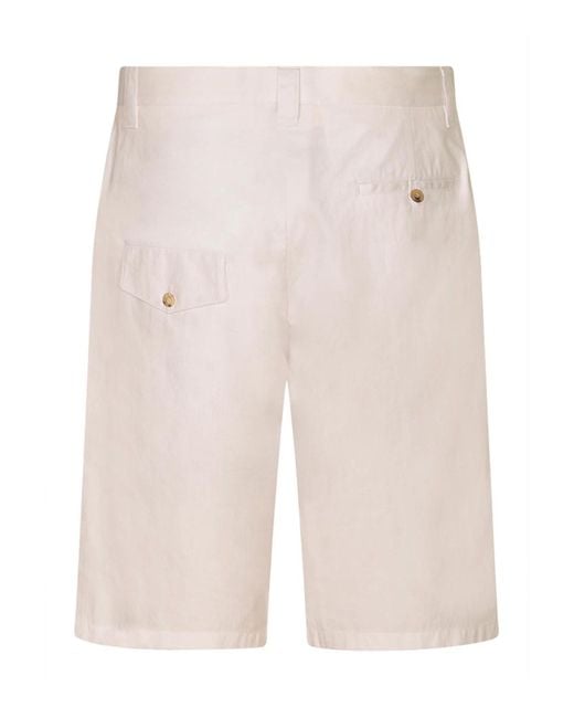 Moschino White Bermuda Shorts for men
