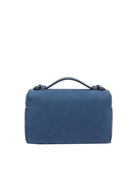 Tory Burch Blue Slim Romy Crossbody Bag