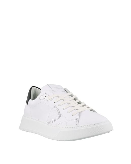 Philippe Model White Temple Sneakers for men