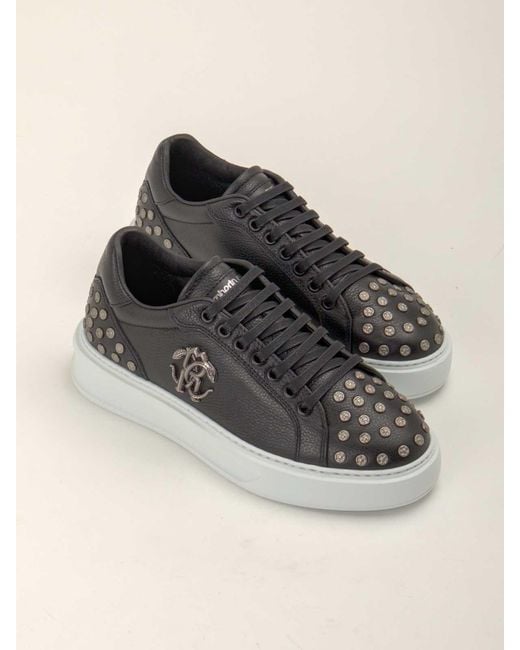 Roberto Cavalli Black Sneakers