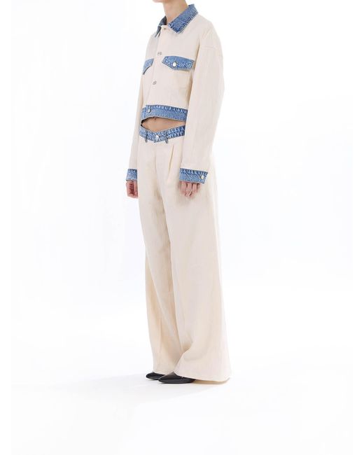 Moschino White Trousers