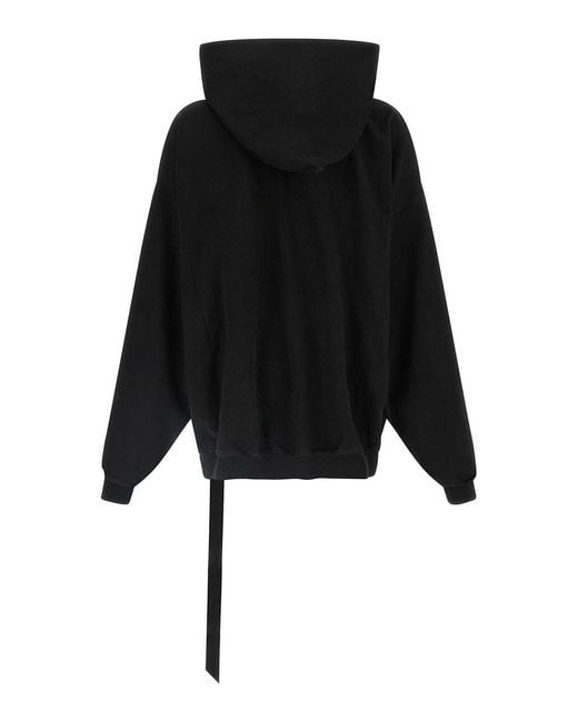 Rick Owens Black Mountain Hun Hoodie for men