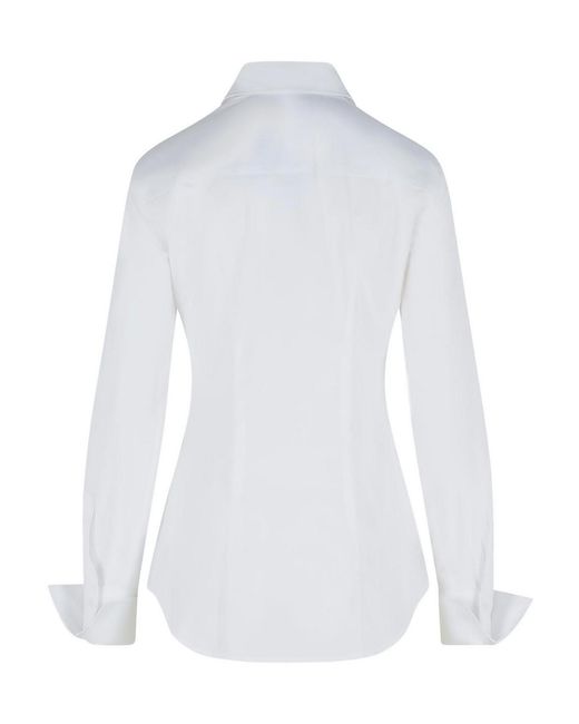 Sportmax White Cotton Shirt