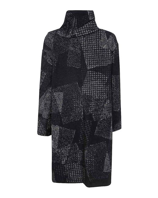 Y's Yohji Yamamoto Black Ka-Scarf Coat
