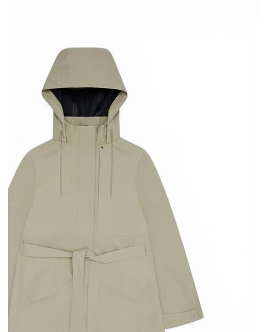 Rains White Jacket
