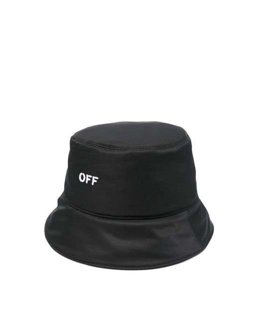 Off-White c/o Virgil Abloh Black Hat With Logo for men