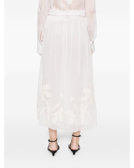 Forte_forte White Skirt