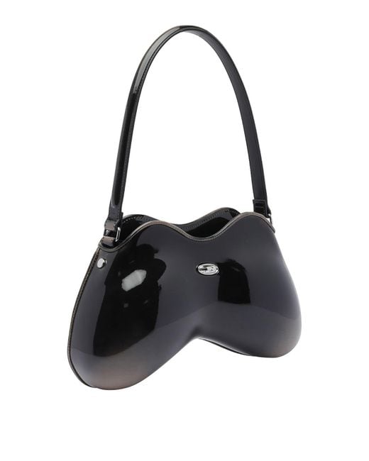 DIESEL Black Double-D Shoulder Bag