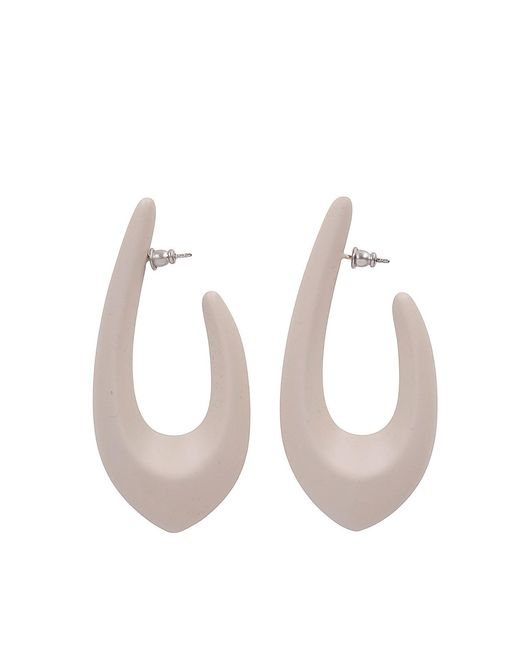 Panconesi White Spada Drop Earrings