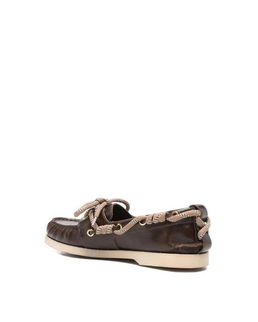 Golden Goose Deluxe Brand Brown Cruise Boat Shoes